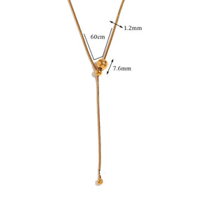 Colar Elegante Y-Shaped