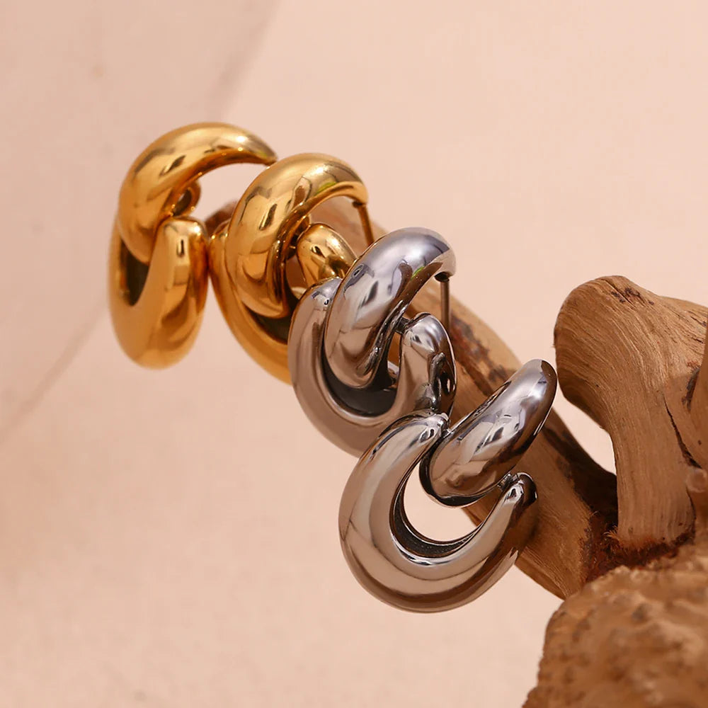 Brincos Design Curvo