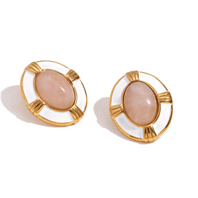 Brincos Elegância Oval