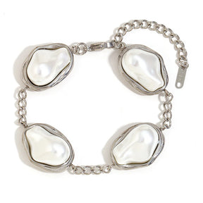 Pulseira Pérolas Irregulares