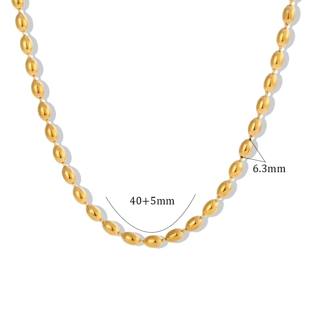 Colar Choker Oval