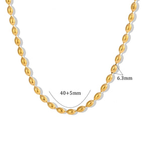 Colar Choker Oval