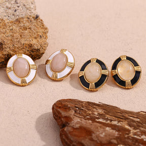 Brincos Elegância Oval