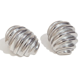 Brincos Elegância Ondulada