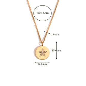 Colar Estrela Zircônia