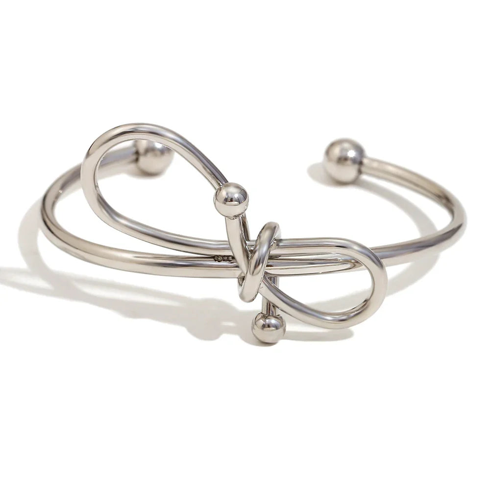 Pulseira Bowknot Inoxidável