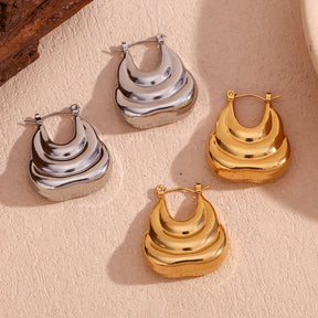 Brincos Camadas Ouro