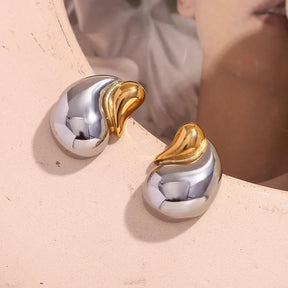 Brincos Gotas Ouro