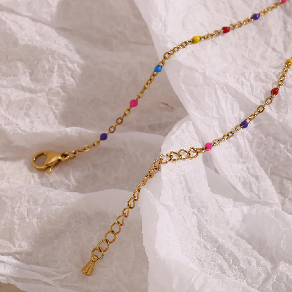 Pulseira Coração Dourado