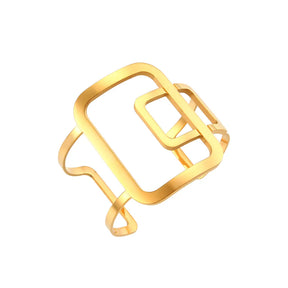 Pulseira Geométrica Dourada