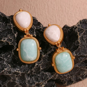 Brincos Jade Branco