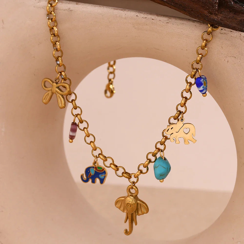 Colar Elefante Charme