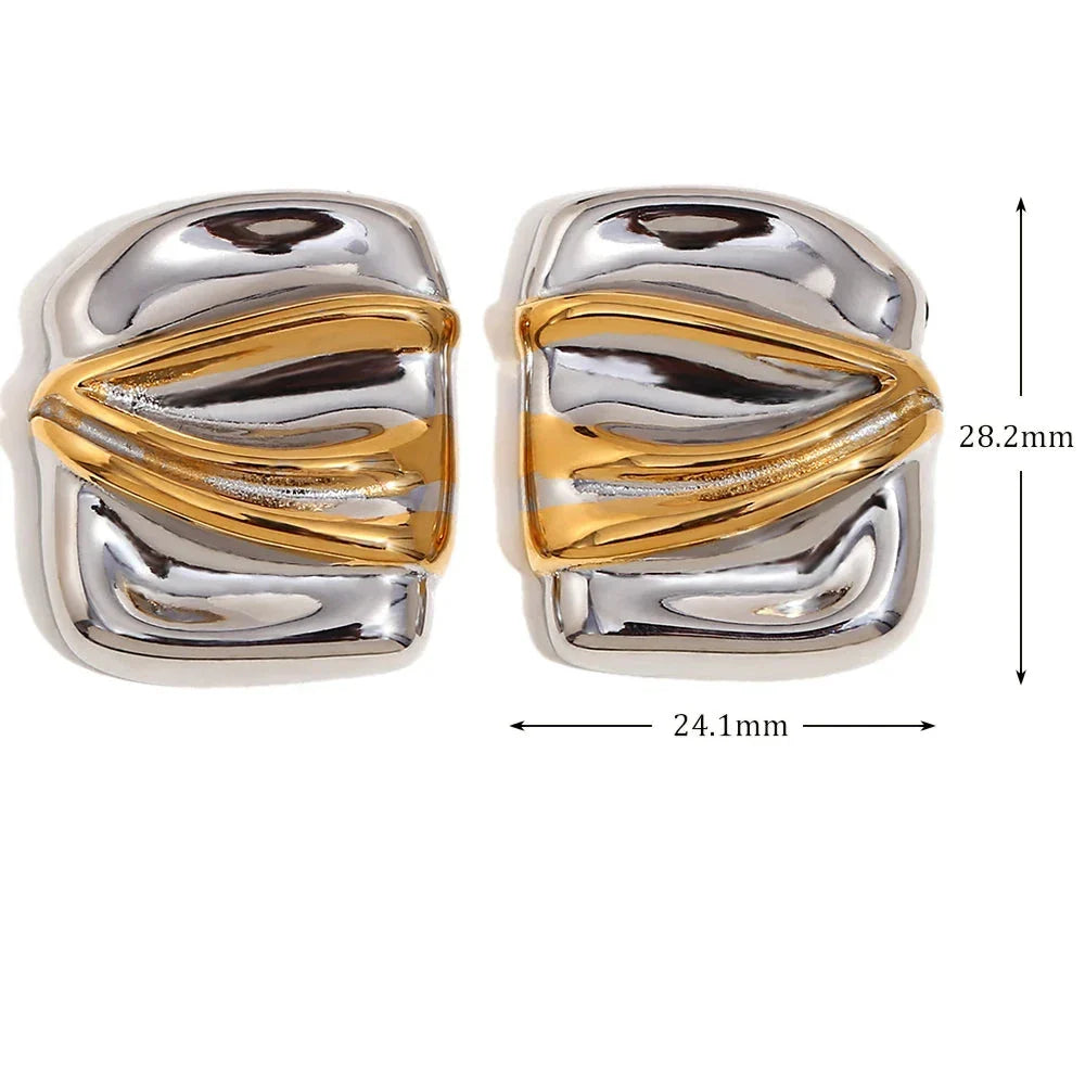 Brinco Geométrico Dourado