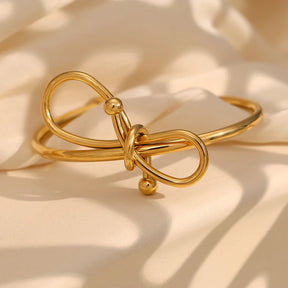 Pulseira Bowknot Inoxidável