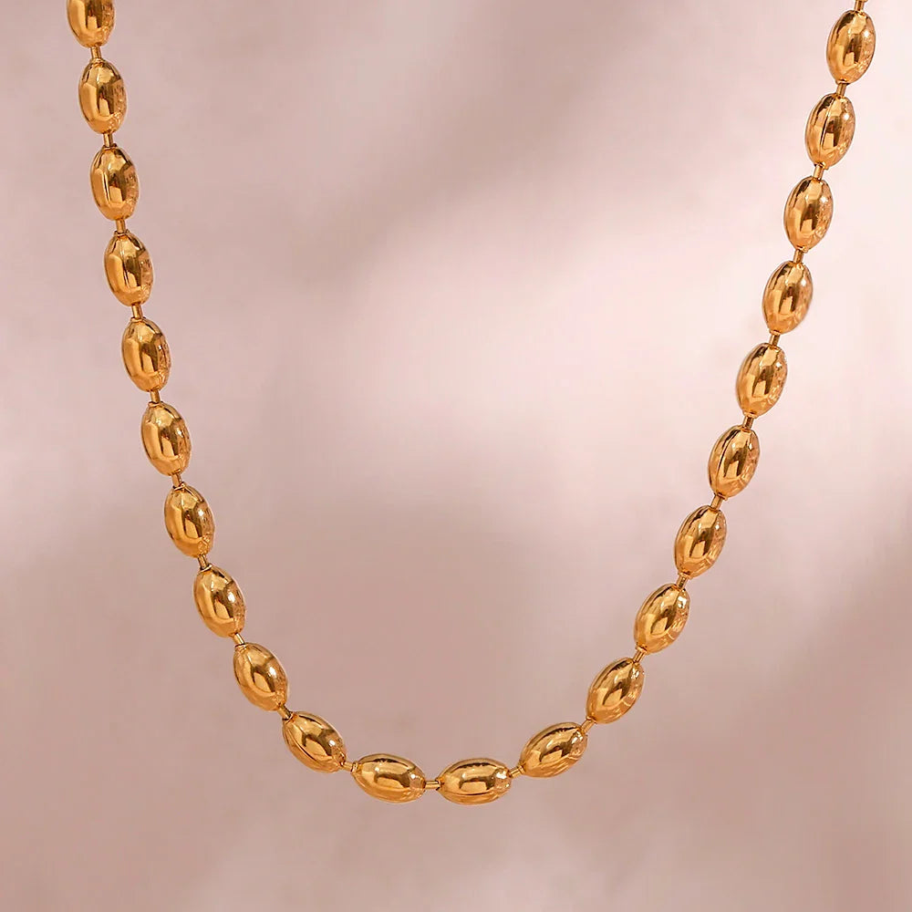 Colar Choker Oval