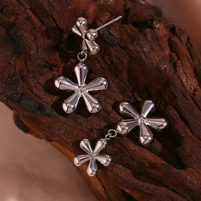 Brinco Floral Banhado