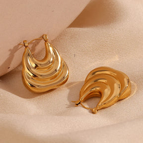 Brincos Camadas Ouro