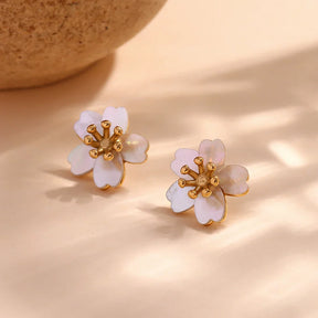 Brincos Flor Cerejeira
