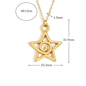 Colar Estrela Oca