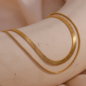Pulseira Minimalista Banhada