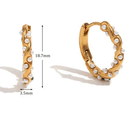 Brinco Irregular Dourado