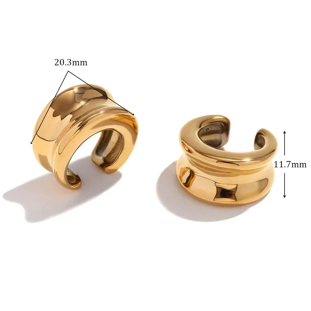 Brincos Ouro Elegante