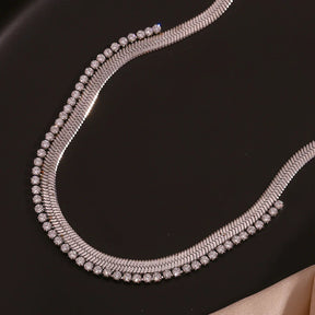 Gargantilha Elegante Zircônia