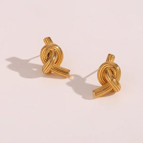 Brincos Nó Dourado