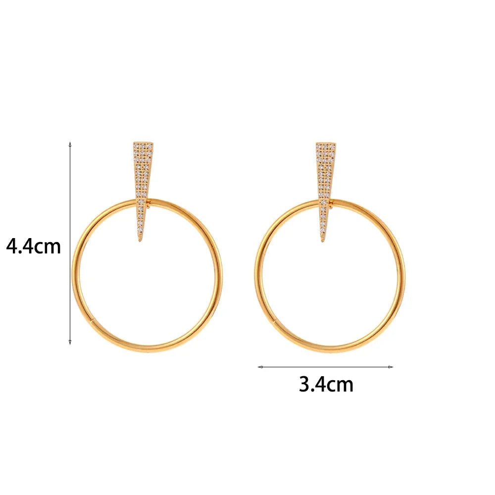 Brincos Corrente Oval
