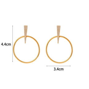 Brincos Corrente Oval