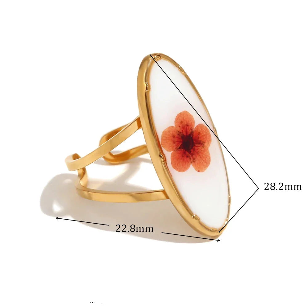 Anel Flor Vintage