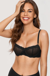 Sexy Lace Balconette Bra