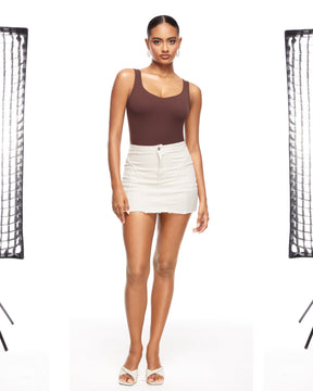 Natrelax™ V Neck Sleeveless Bodysuit