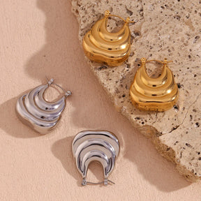 Brincos Camadas Ouro