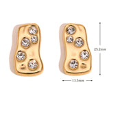 Brinco Irregular Strass