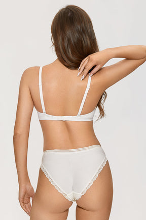 Smooth Deep Plunge Underwire Bra