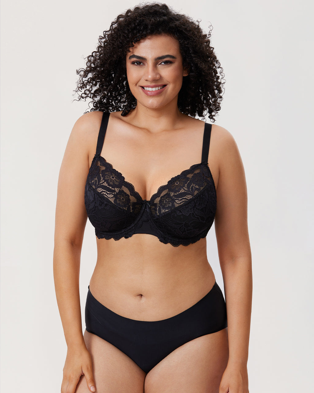 Floral Lace Underwired Bra