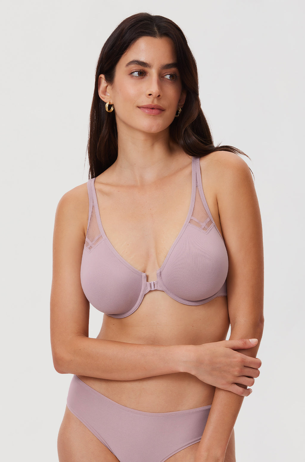 Front Closure Unlined Bra