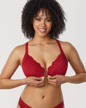 Lace Front Closure Bra