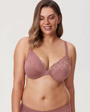 Lace Front Closure Bra