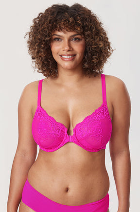 Vintage Lace Front Closure Bra
