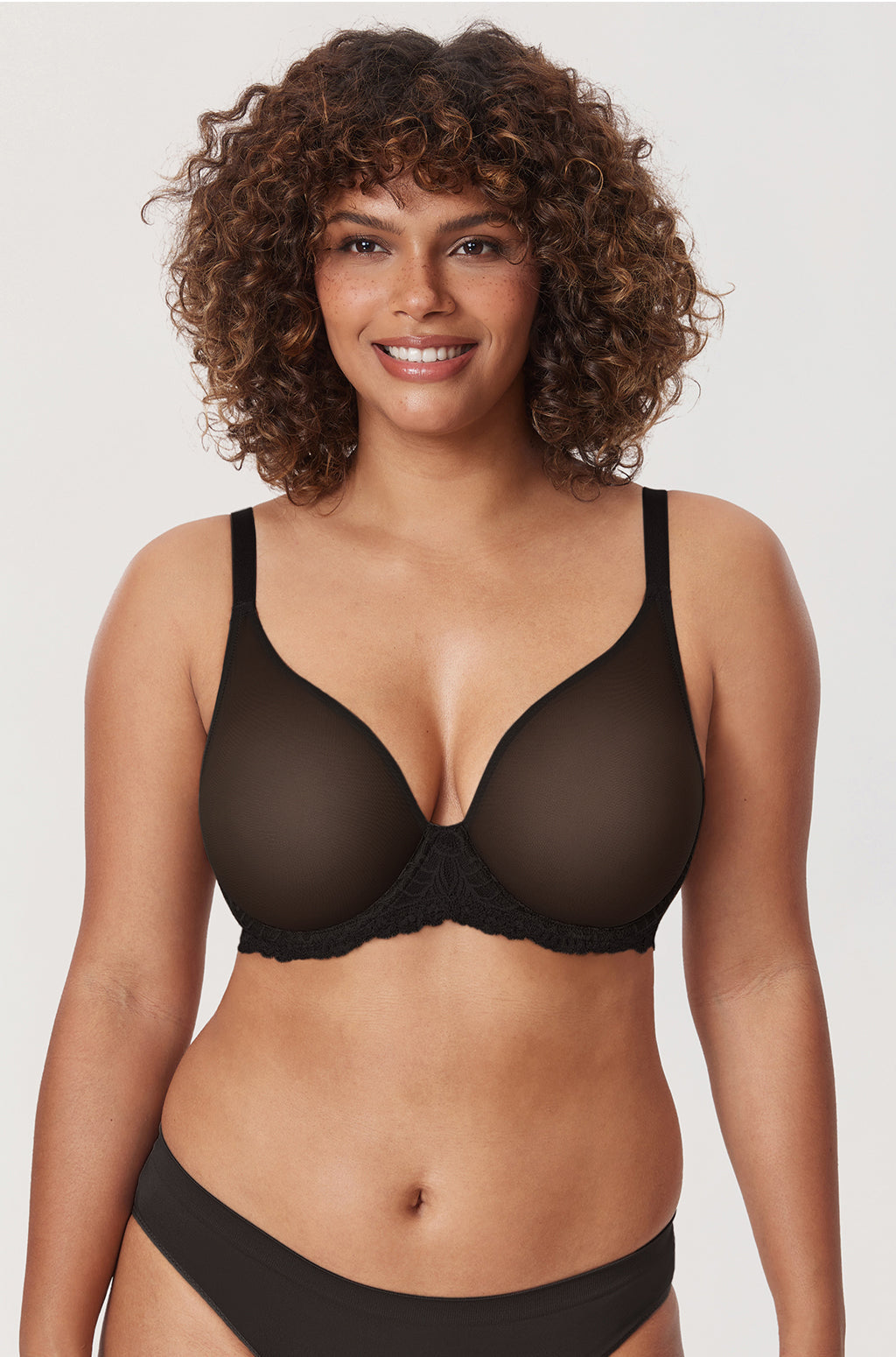 Vintage Lace Sheer Mesh Bra