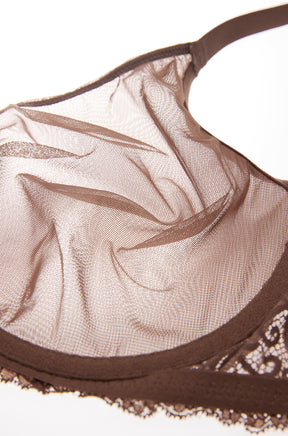 Vintage Lace Sheer Mesh Bra