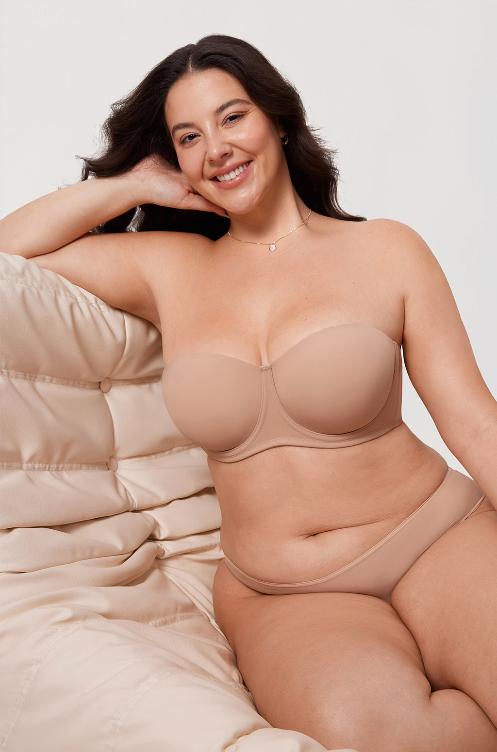Supportive Unlined Strapless Bra