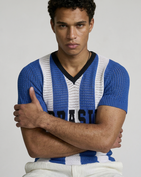 blusa masculina tricot seleção listrada copa 2026 + frete grátis