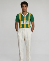 blusa masculina tricot seleção listrada copa 2026 + frete grátis
