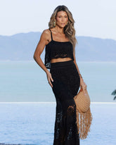 conjunto tricot preto aura mediterrânea