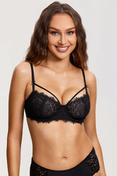 SUNDAY ROSY™ Lace Strappy Balconette Bra