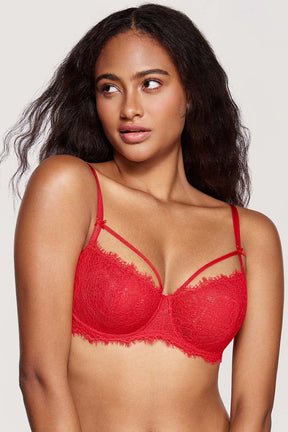 SUNDAY ROSY™ Lace Strappy Balconette Bra
