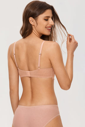 SUNDAY ROSY™ Lace Padded Balconette Bra